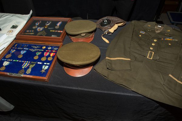 FSU's Institute on World War II and the Human Experience shares an exhibit at the 8th annual Veterans Film Showcase. (FSU Photography Services)