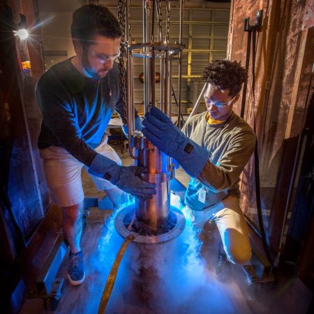 Undergraduates Taylor Stamm and Davon Valverde have worked at FSU’s Center for Advanced Power Systems as research assistants to faculty there.