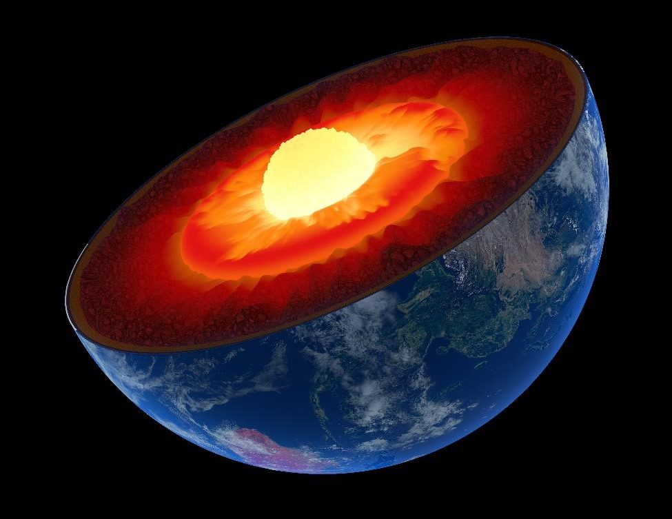 Researchers used cutting-edge supercomputing techniques to make a critical discovery about the chemical composition of the Earth's outer core. Credit: Argonne National Labs