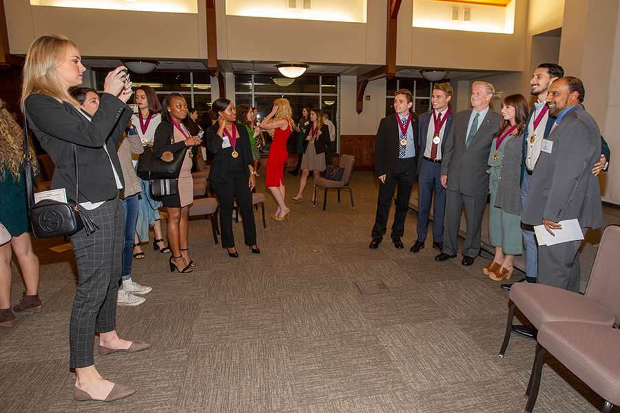 Garnet and Gold Scholar Society induction ceremony Dec. 4, 2018. (FSU Photography Services)