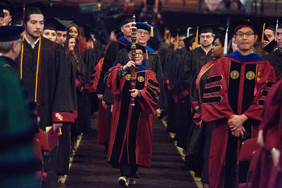 Florida State University fall commencement ceremony Dec. 14, 2018. (FSU Photography Services)