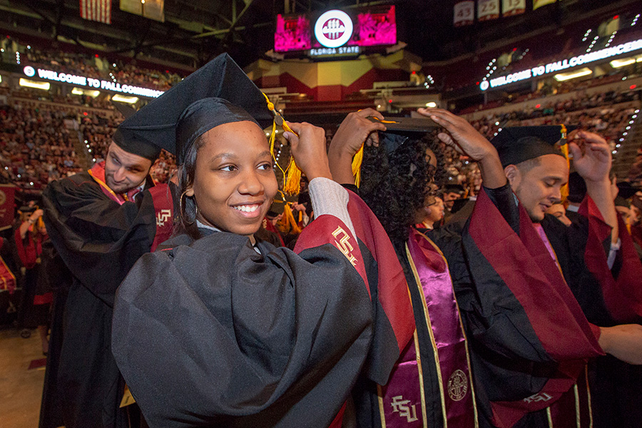 Florida State University fall commencement Dec. 15, 2018. (FSU Photography Services)