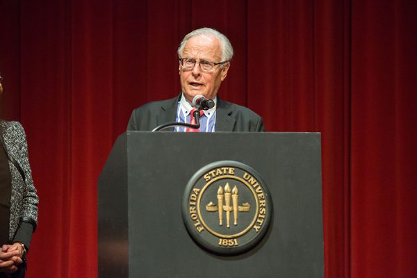 Wiedner is dean emeritus of the FSU college of law and alumni centennial professor. (FSU Photo/Bill Lax)
