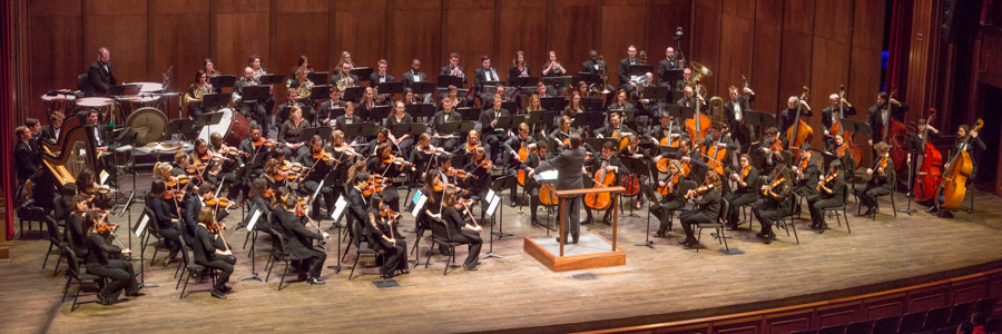 The University Symphony Orchestra will take the stage in Ruby Diamond Concert Hall at 3 p.m. Sunday, Feb. 17. (FSU College of Music)