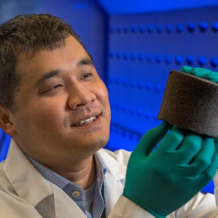 Changchun Zeng, an associate professor of engineering at the FAMU-FSU College of Engineering and a researcher at Florida State's High-Performance Materials Institute.
