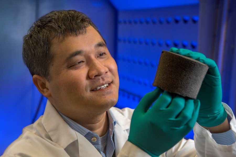 Changchun Zeng, an associate professor of engineering at the FAMU-FSU College of Engineering and a researcher at Florida State's High-Performance Materials Institute.