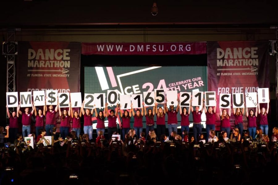 Dance Marathon at FSU raised $2,210,165.21 in 2019 "for the kids."