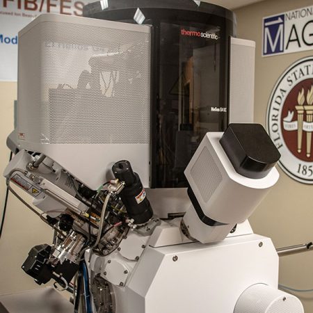 The FIB microscope will allow materials science researchers to slice through minuscule material samples and collect images of their structures.