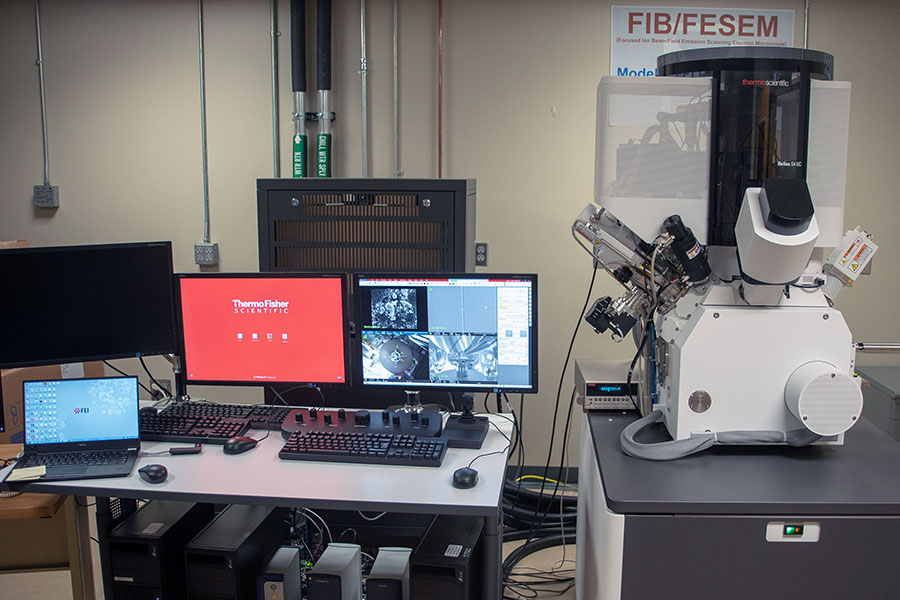 The new FIB microscope is being housed at the National High Magnetic Field Laboratory.