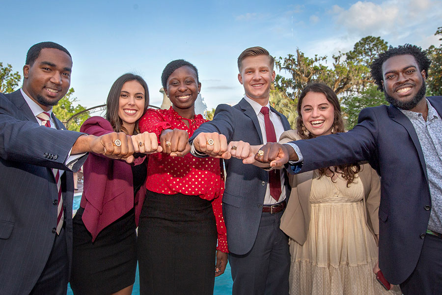 FSU holds its annual President's Ring Ceremony April 18, 2019. (FSU Photography Services)