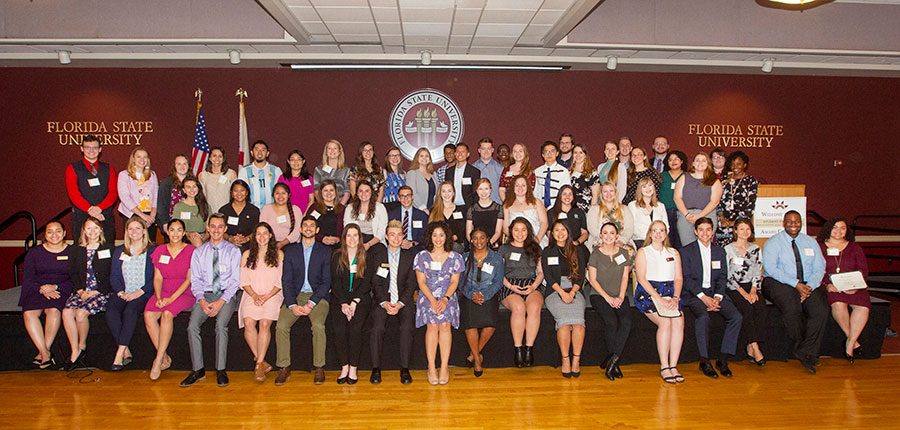 More than 100 students from departments and divisions from both the Tallahassee and Panama City campuses were nominated for FSU's Student Employee of the Year awards.