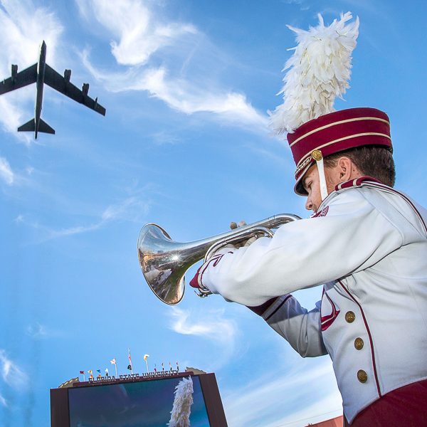 The FSU Marching Chiefs will travel to France to perform at ceremonies marking the 75th anniversary of the D-Day mission. "I’m feeling excitement and some nerves," said band co-director David Plack. "It’s kind of surreal that it’s happening." (FSU Photography Services)