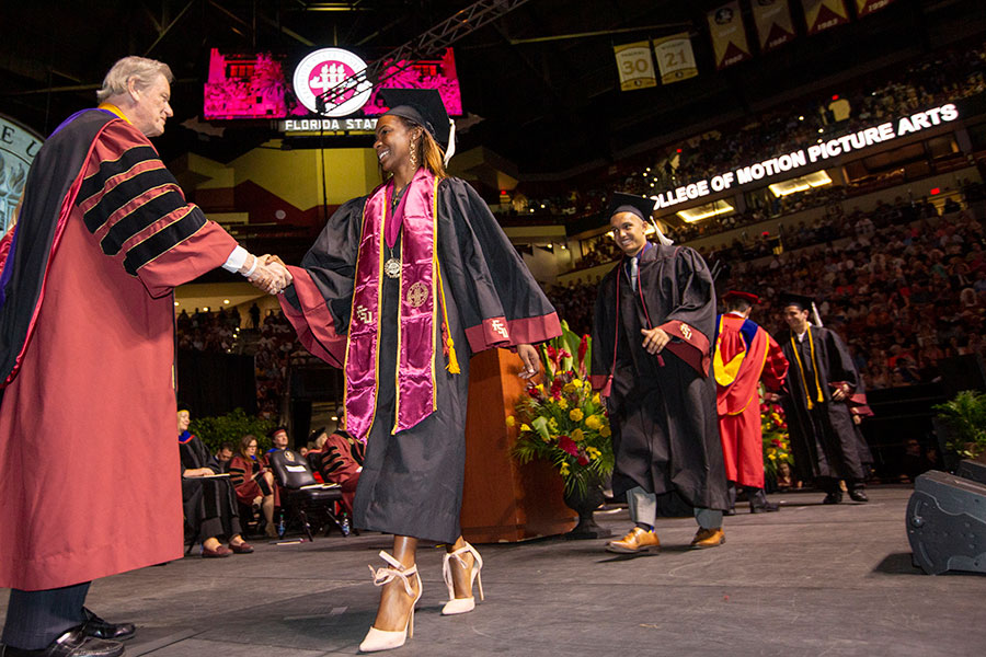 More than 6,500 students received degrees during Florida State's 2019 spring commencement. (FSU Photography Services)