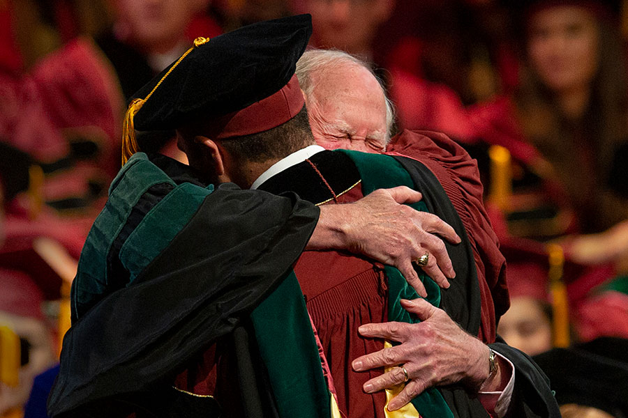 The FSU College of Medicine’s Class of 2019 celebrated during its commencement ceremony May 18, 2019, at Ruby Diamond Concert Hall. (FSU Photography Services)