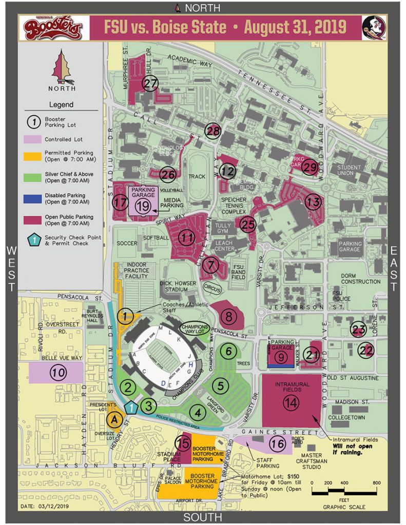 FSU Police Department offers traffic tips for Florida State-Boise State ...