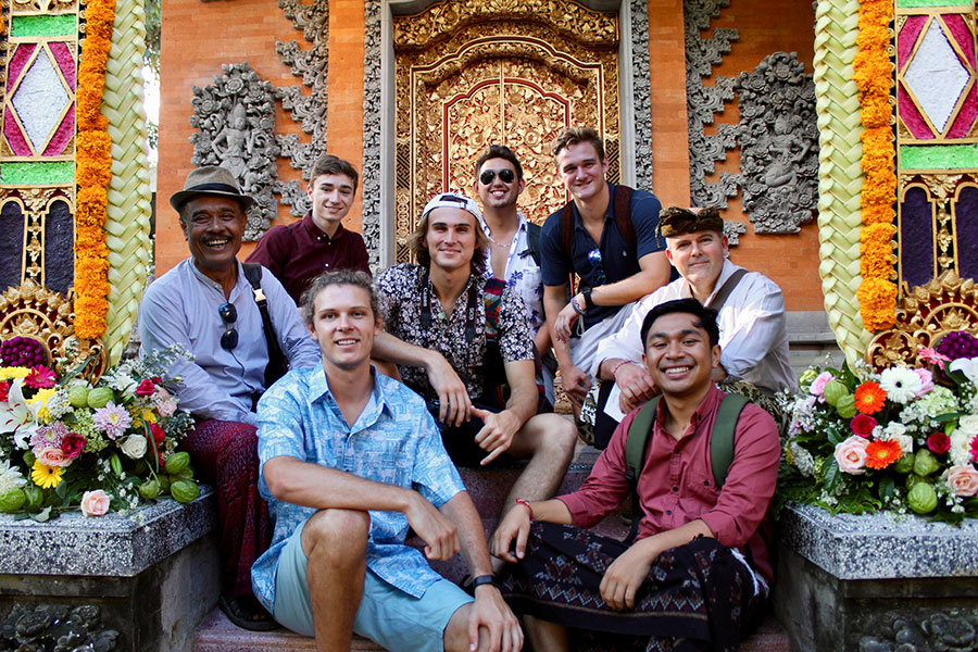 Charlie Gardner, along with other FSU students, traveled to Bali, Indonesia, this summer as part of the Social Innovation and Entrepreneurship Immersion program. (Charlie Gardner)
