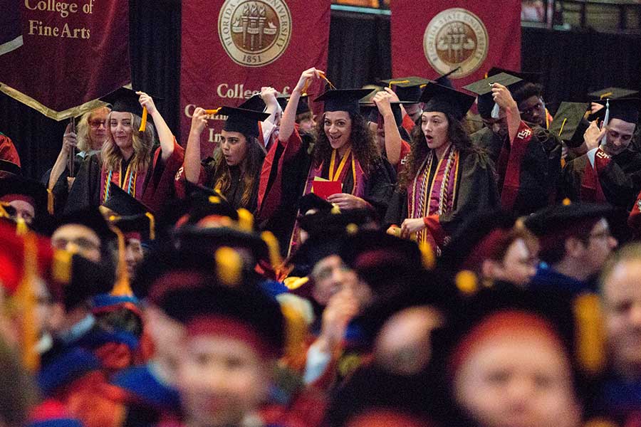Florida State University summer commencement Friday, Aug. 2, and Saturday, Aug. 3, 2019, at the Donald L. Tucker Civic Center. (FSU Photography Services)