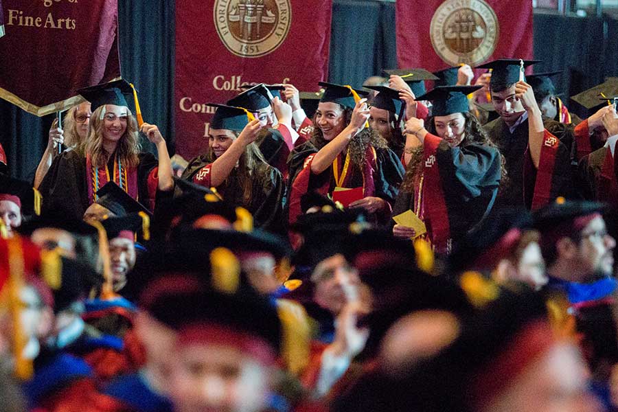 Florida State University summer commencement Friday, Aug. 2, and Saturday, Aug. 3, 2019, at the Donald L. Tucker Civic Center. (FSU Photography Services)
