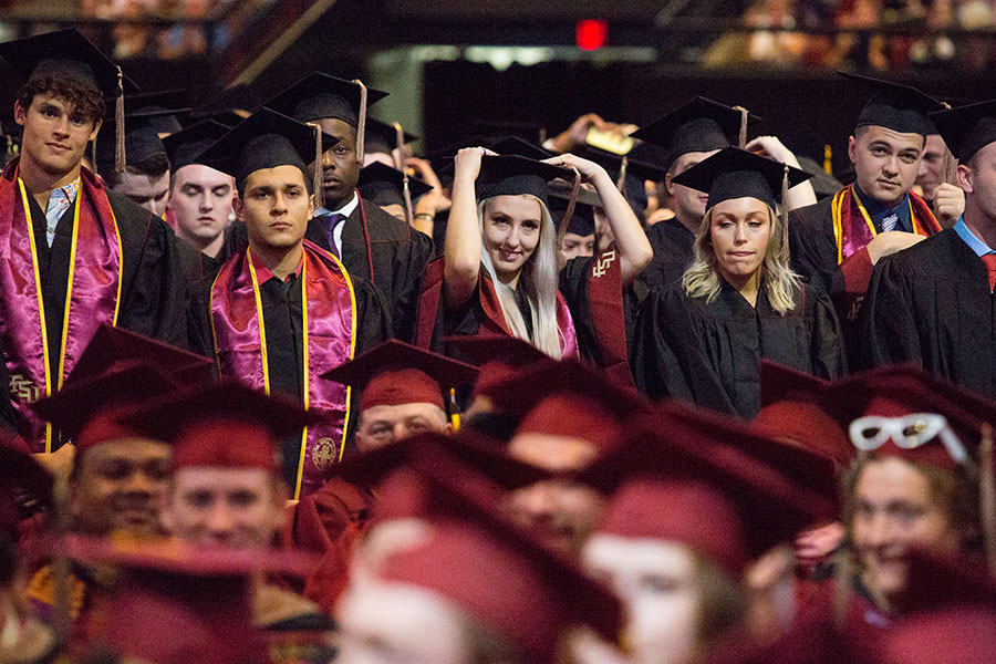 Florida State University celebrates 2019 Summer Commencement Aug. 2-3 at the Donald L. Tucker Civic Center. (FSU Photography Services)
