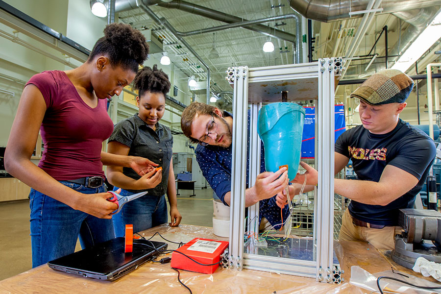 The FAMU-FSU College of Engineering is the joint engineering college for Florida State and Florida A&M Universities, the only such shared college in the nation. (Mark Wallheiser/FAMU-FSU Engineering)