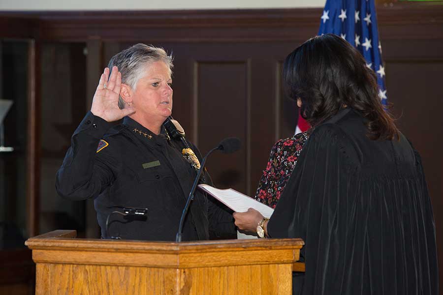 Brown Sworn-In