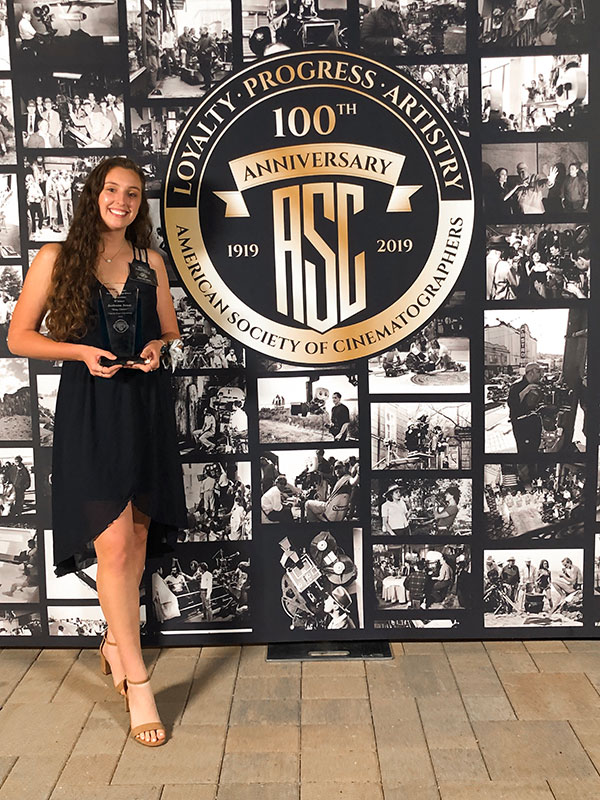 Jazleana Jones at the ASC Student Heritage Awards Oct. 12 in Hollywood.