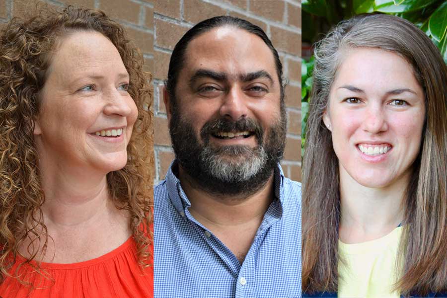 Researchers (l to r) Carrie Pettus-Davis, Stephen Tripodi and Tanya Renn of the Institute for Justice Research and Development at the FSU College of Social Work.