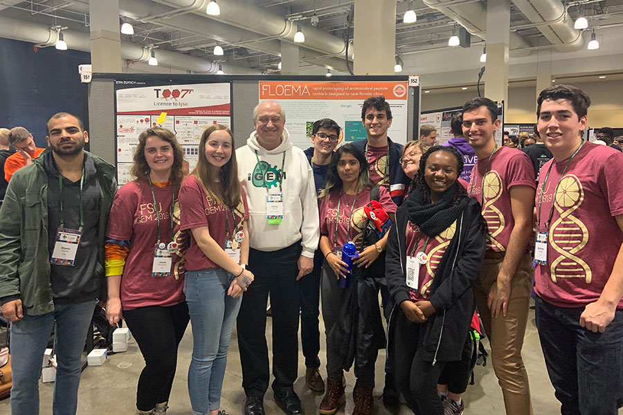 FSU's gold-medal winning iGEM team.