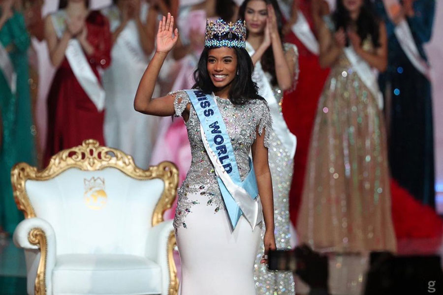 Toni-Ann Singh, who won the Miss Jamaica pageant last summer, was crowned Miss World on Dec. 14, 2019, in London. (Credit: Miss World)