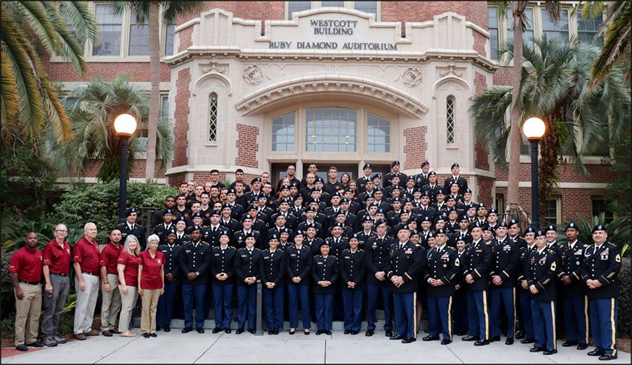The members of FSU's ROTC program.