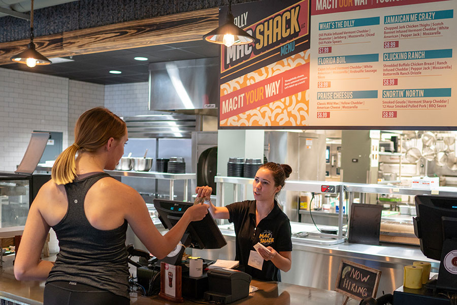 Tally Mac Shack restaurant at FSU’s “1851,” a dining facility that’s home to several other small restaurants and a convenience store.