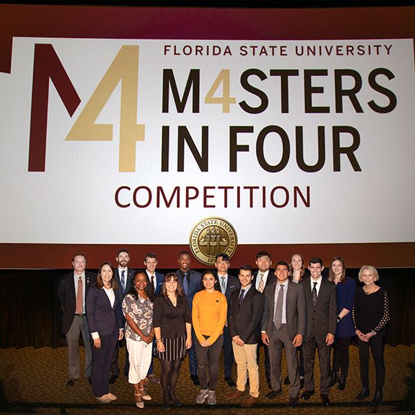 14 students competed in the 2020 Master's in Four competition, Tuesday, Feb. 26. (FSU Photography Services/Bruce Palmer)