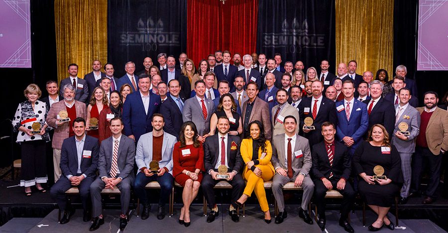 Owners of the 2020 Seminole 100 fastest-growing businesses. (Photo by Colin Hackley)