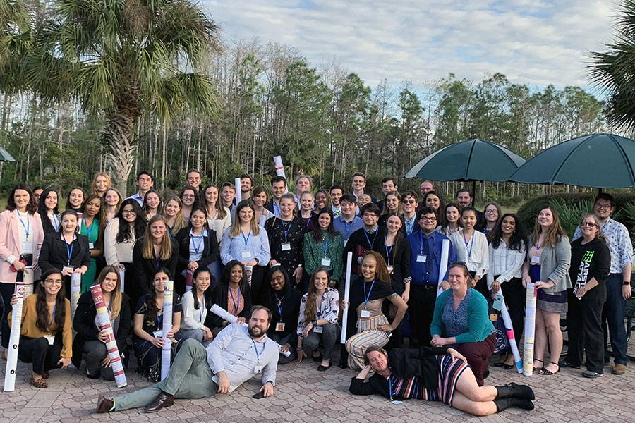 Fifty-five FSU students presented at this year's Florida Undergraduate Research Conference. Six students gave oral presentations.