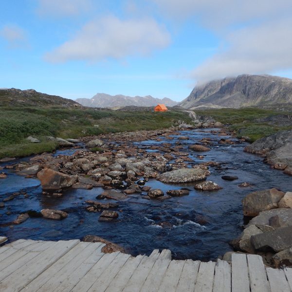 A view of a testing site in the Sisimiut area of Greenland during the summer. Photo by: Jonathan Martin / University of Florida