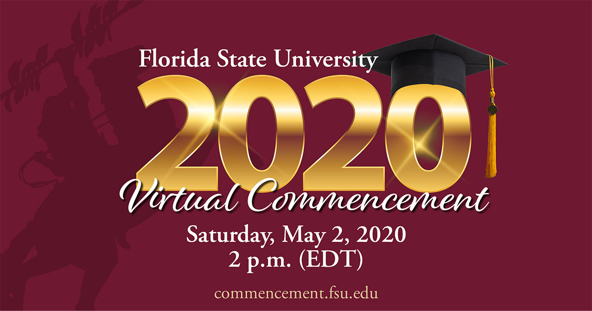 FSU to host virtual commencement ceremony for Spring 2020 Florida