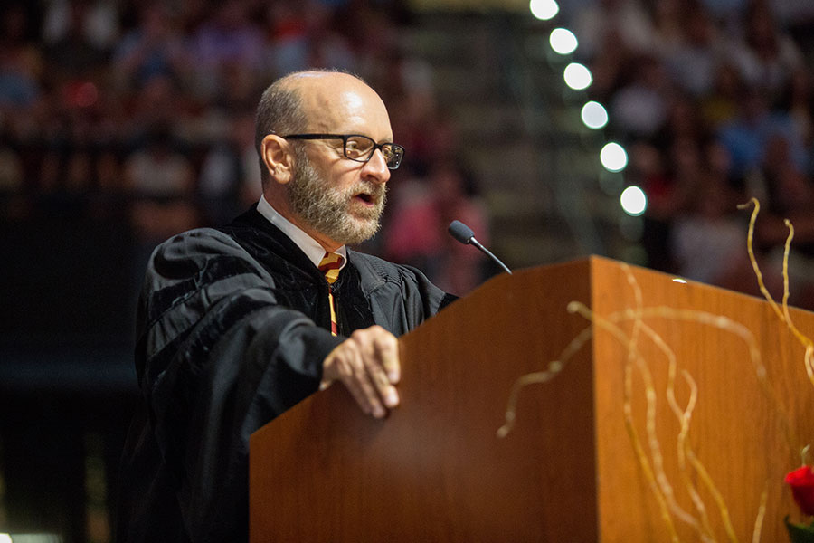 Mark Zeigler, a teaching professor in the School of Communication, will deliver the keynote address for FSU’s Spring 2020 virtual graduation. (FSU Photography Services)