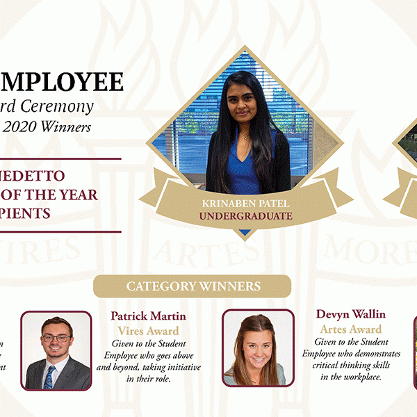 The sixth annual Student Employee of the Year (SEOTY) awards ceremony, hosted by The Florida State University Career Center, was held virtually this year due to the COVID-19 pandemic. (The Career Center)