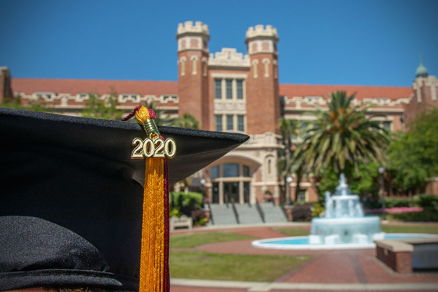 Florida State University's Class of 2020 celebrated commencement virtually for the first time in the university's history. (FSU Photography Services)