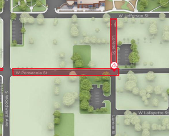 Road Closure Map