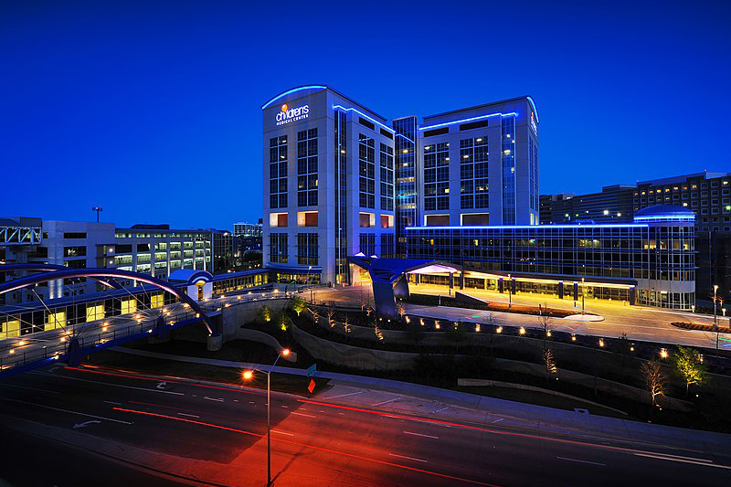 Exterior of Children's Medical Center Dallas. Photo courtesy of Christy Perry.