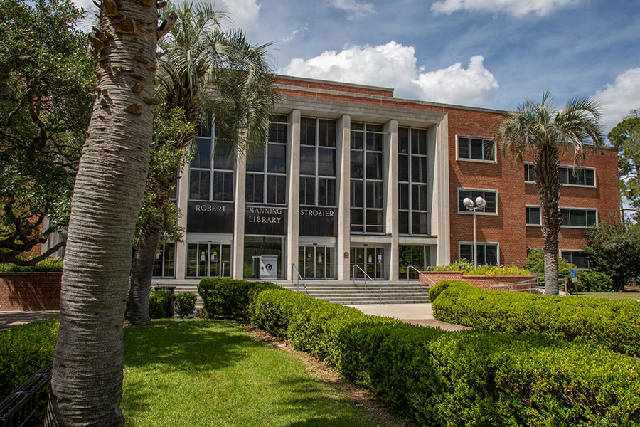 Robert Manning Strozier Library. (FSU Photography Services)