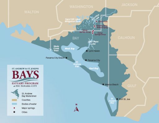 St. Andrew & St. Joseph Bays Estuary Map