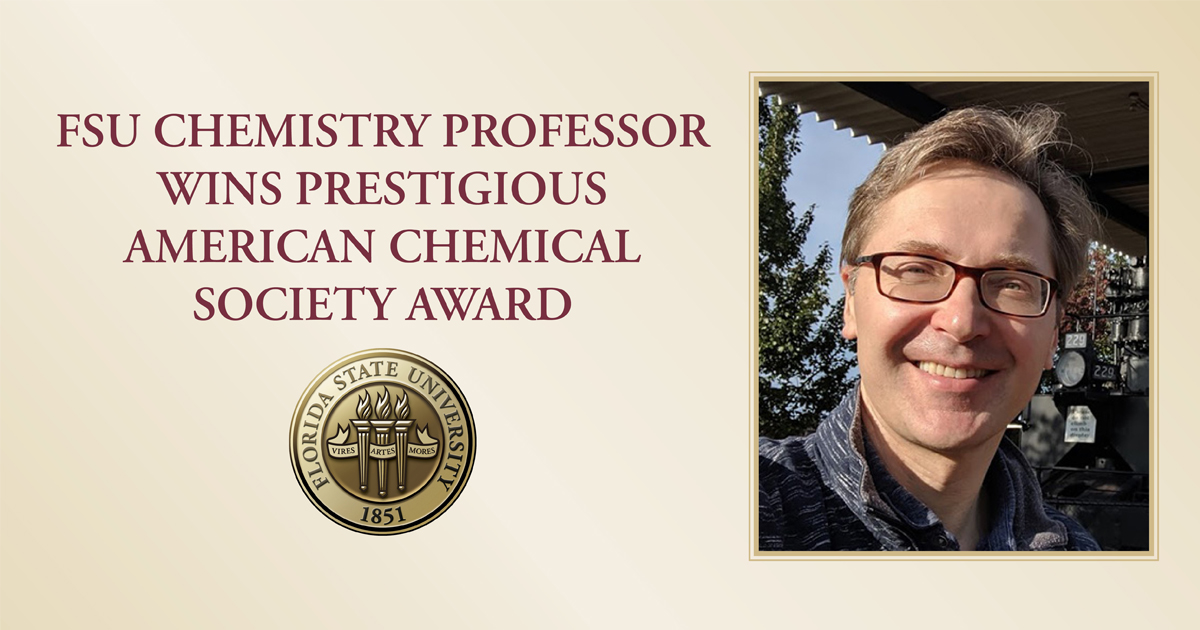 FSU chemistry professor wins prestigious American Chemical Society
