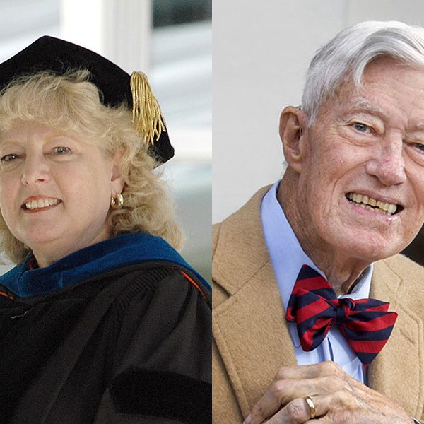 Professor Emerita Myra Hurt and President Emeritus Talbot “Sandy” D’Alemberte are the first winners of the Westcott medal in more than ten years.