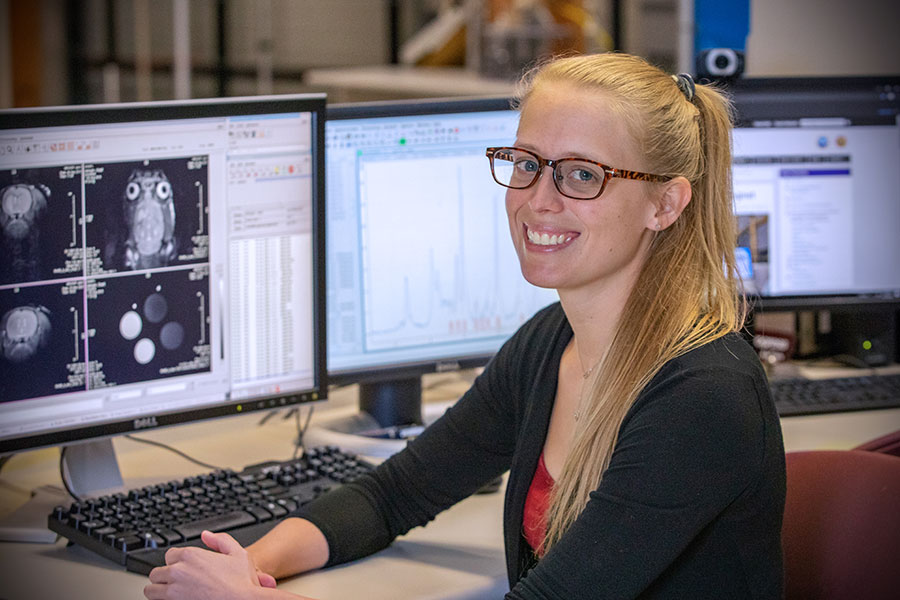 Shannon Helsper, a biomedical engineering student in the FAMU-FSU College of Engineering, has received the Ruth L. Kirschstein Predoctoral National Research Service Award from the National Institutes of Health (NIH). (FSU Photography Services/Bill Lax)