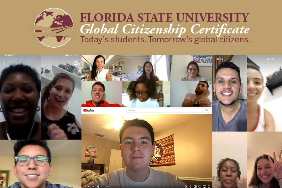 By expanding its Collaborative Online International Learning (COIL) partnership, FSU was able to double the number of students enrolled in the Global Citizenship Certificate (GCC). (Center for Global Engagement)