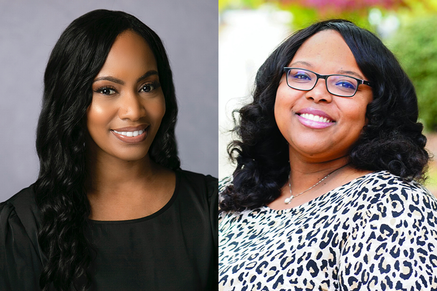 Dr. Felicia Williams (left) and Dr. Sierra Turner (right).