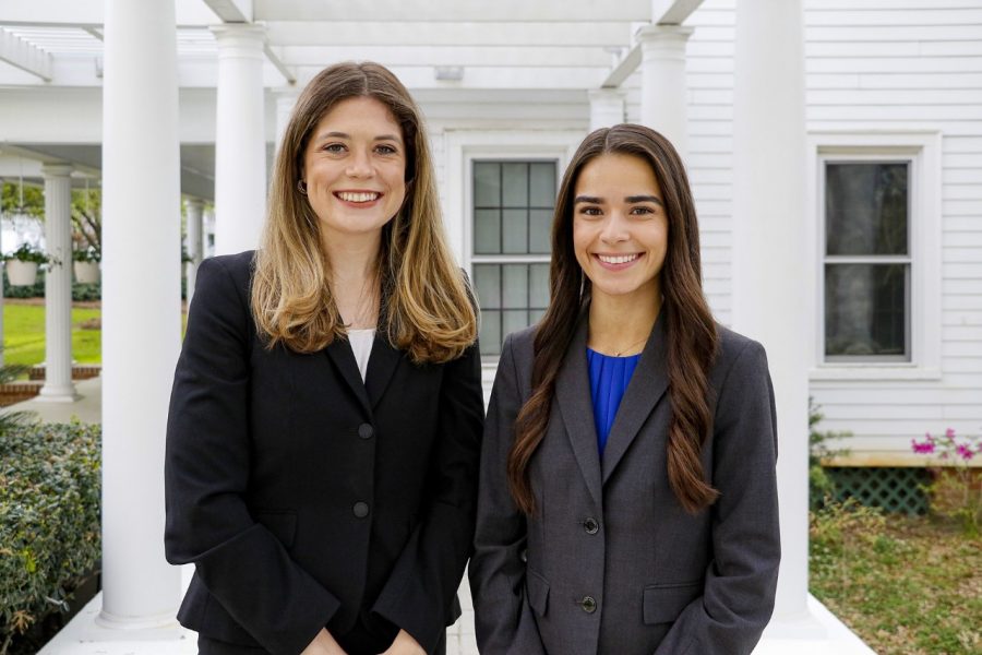 Hannah DuShane, from Oxford, Fla. and Gabriela De Almeida, from Jacksonville, Fla., continued FSU's recent string of moot court dominance.