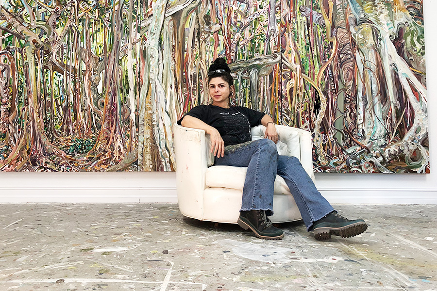 Florida State University’s Lilian Garcia-Roig, an internationally recognized visual artist specializing in painting from the College of Fine Arts. 